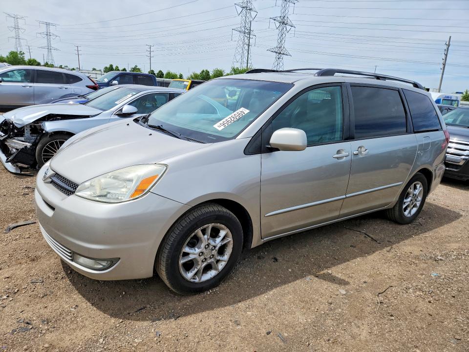 2005 Toyota Sienna VIN 5TDZA22C55S234257 COPART salvage auction — REAR END, Il - Salvage Certificate, sold $800 on 2026-07-21 (photo 1)