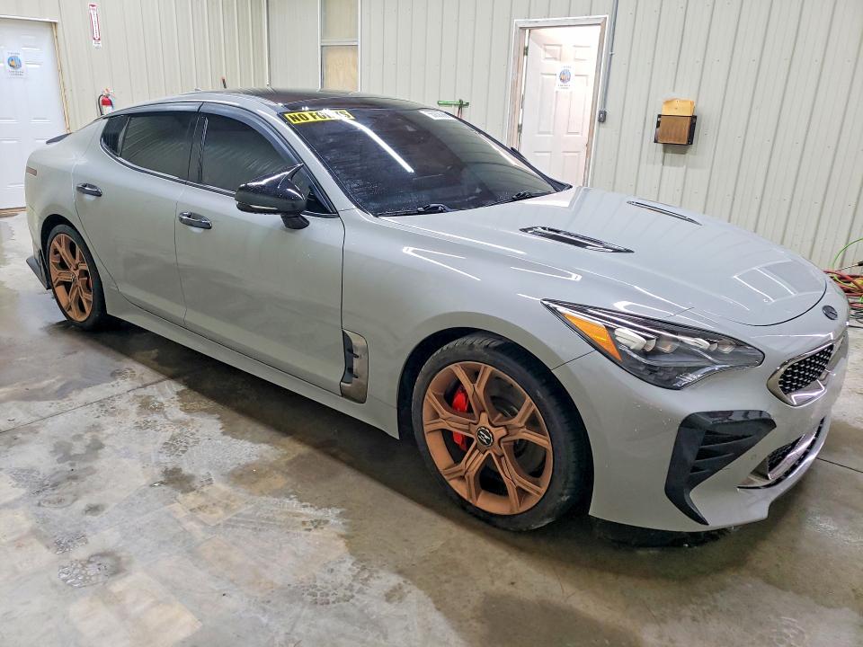 2018 Kia Stinger VIN KNAE55LCXJ6018320 COPART salvage auction — FRONT END, Tn - Salvage Certificate, sold $3,400 on 2026-07-28 (photo 4)