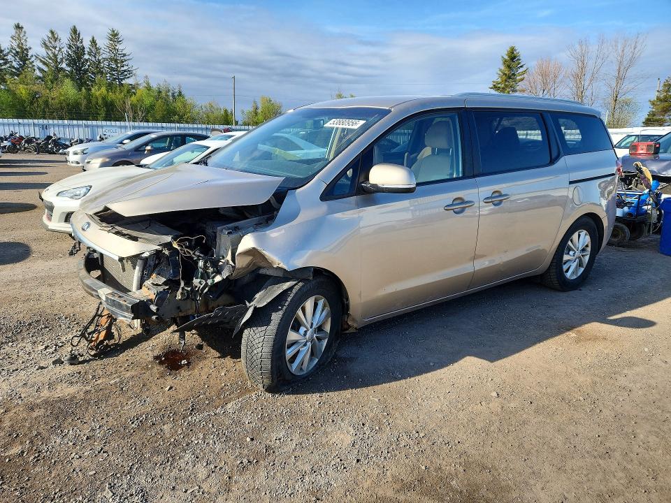 2016 Kia SEDONA VIN KNDMB5C15G6145541 — COPART salvage auction photo