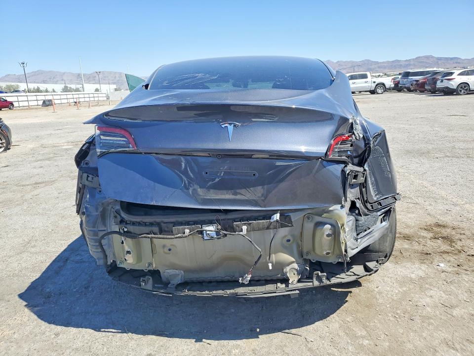 2023 Tesla Model 3 VIN 5YJ3E1EA9PF707938 COPART salvage auction — SIDE, Nv - Salvage Title, sold $4,050 on 2026-07-23 (photo 6)