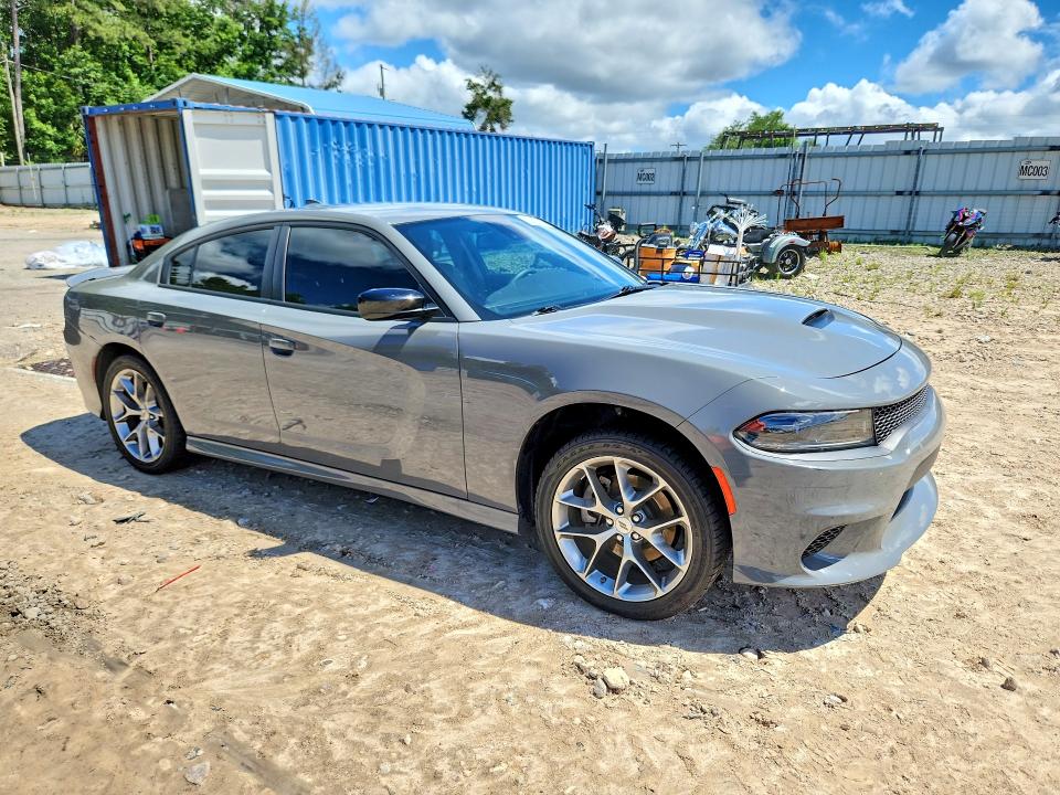 2023 Dodge Charger VIN 2C3CDXHGXPH642568 COPART salvage auction — SIDE, FL - CERT OF TITLE SLVG REBUILDABLE, sold $9,900 on 2026-07-31 (photo 4)