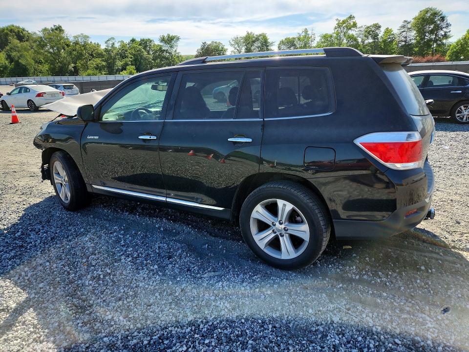 2013 Toyota Highlander VIN 5TDDK3EH8DS227435 COPART salvage auction — FRONT END, Sc - Cert Of Title-Salvage, sold $1,750 on 2026-07-20 (photo 2)