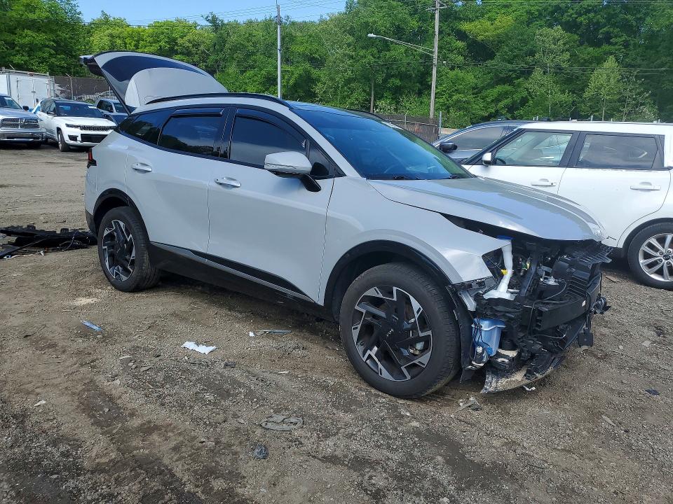 2025 Kia VIN 5XYK5CDFXSG257982 COPART salvage auction — FRONT END, Md - Cert Of Salvage > 75% Damage, sold $250 on 2026-07-28 (photo 4)