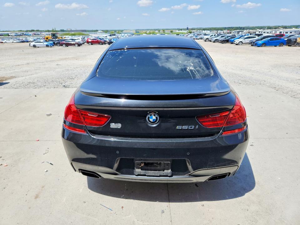 2016 BMW 6er VIN WBA6D4C55GD977289 COPART salvage auction — STRIPPED, Ne - Cert Of Title-Rebuilt Salvage, sold $2,600 on 2026-07-28 (photo 6)
