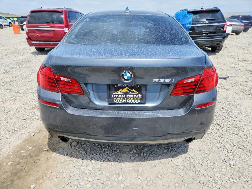 2015 BMW 5er VIN WBA5B1C52FG127875 COPART salvage auction — FRONT END, UT - SALVAGE CERTIFICATE, sold $1,150 on 2026-07-07 (photo 6)