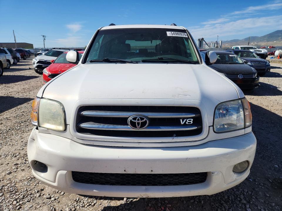 2001 Toyota Sequoia VIN 5TDBT48A71S038098 COPART salvage auction — MECHANICAL, Ut - Certificate Of Title, sold $350 on 2026-07-14 (photo 5)