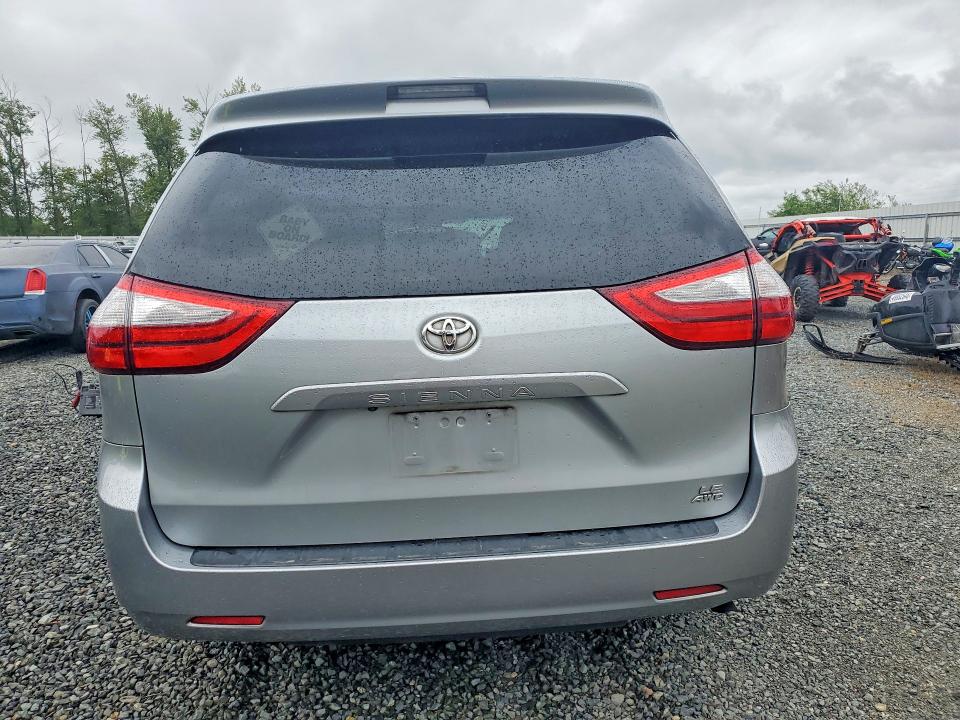 2015 Toyota Sienna VIN 5TDJK3DCXFS095080 COPART salvage auction — FRONT END, WA - BILL OF SALE, sold $2,650 on 2026-07-20 (photo 6)