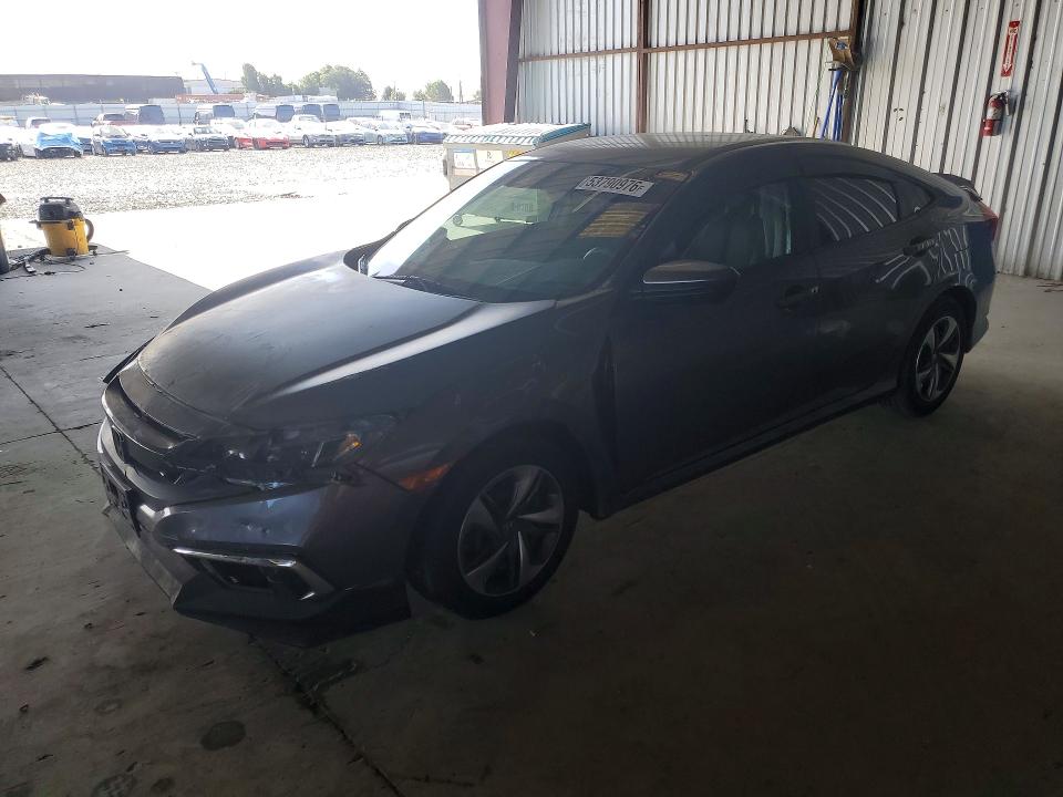 2021 Honda Civic VIN 2HGFC2F61MH545006 COPART salvage auction — FRONT END, Ca - Salvage Certificate, sold $3,300 on 2026-07-02 (photo 1)