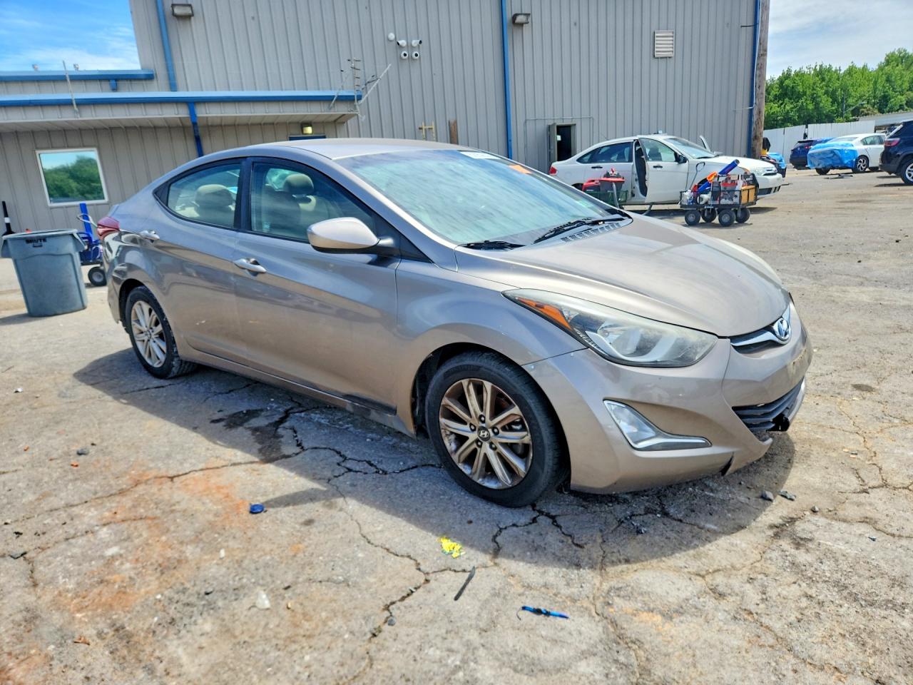 2014 Hyundai Elantra VIN 5NPDH4AE9EH530344 COPART salvage auction — Normal Wear, NY - CERTIFICATE OF TITLE, sold $725 on 2026-07-09 (photo 4)