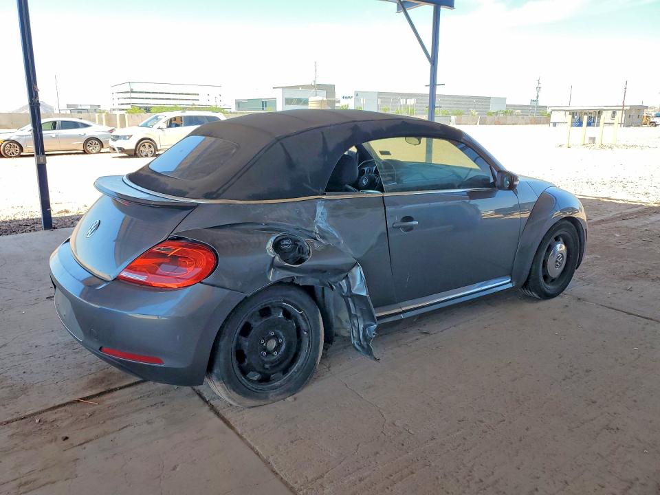 2015 Volkswagen Beetle VIN 3VW517AT3FM811346 COPART salvage auction — REAR END, Az - Cert Of Title - Salvage, sold $2,250 on 2026-07-02 (photo 3)
