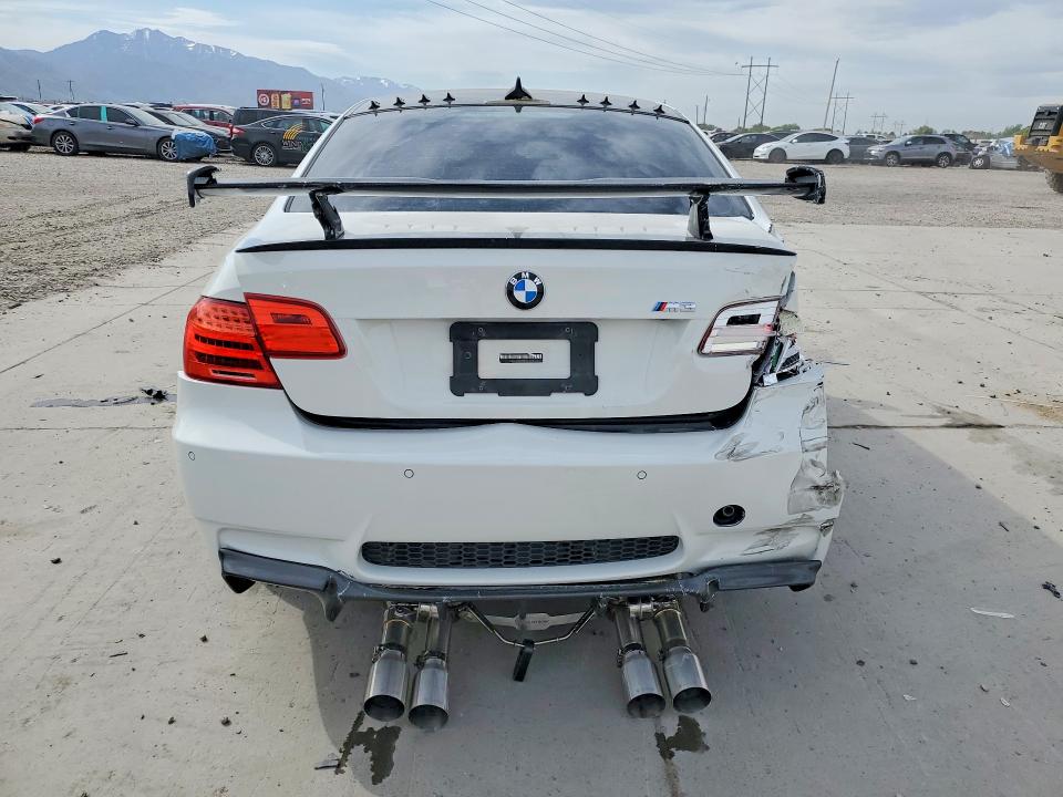 2008 BMW M3 VIN WBSWD93598PY42423 COPART salvage auction — REAR END, Ut - Salvage Certificate, sold $7,300 on 2026-08-03 (photo 6)