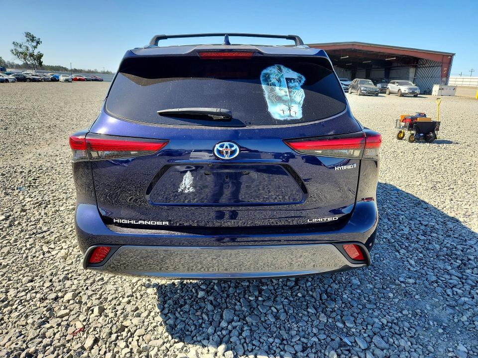 2021 Toyota Highlander VIN 5TDXBRCHXMS524290 COPART salvage auction — FRONT END, Ca - Salvage Certificate, sold $13,300 on 2026-07-13 (photo 6)