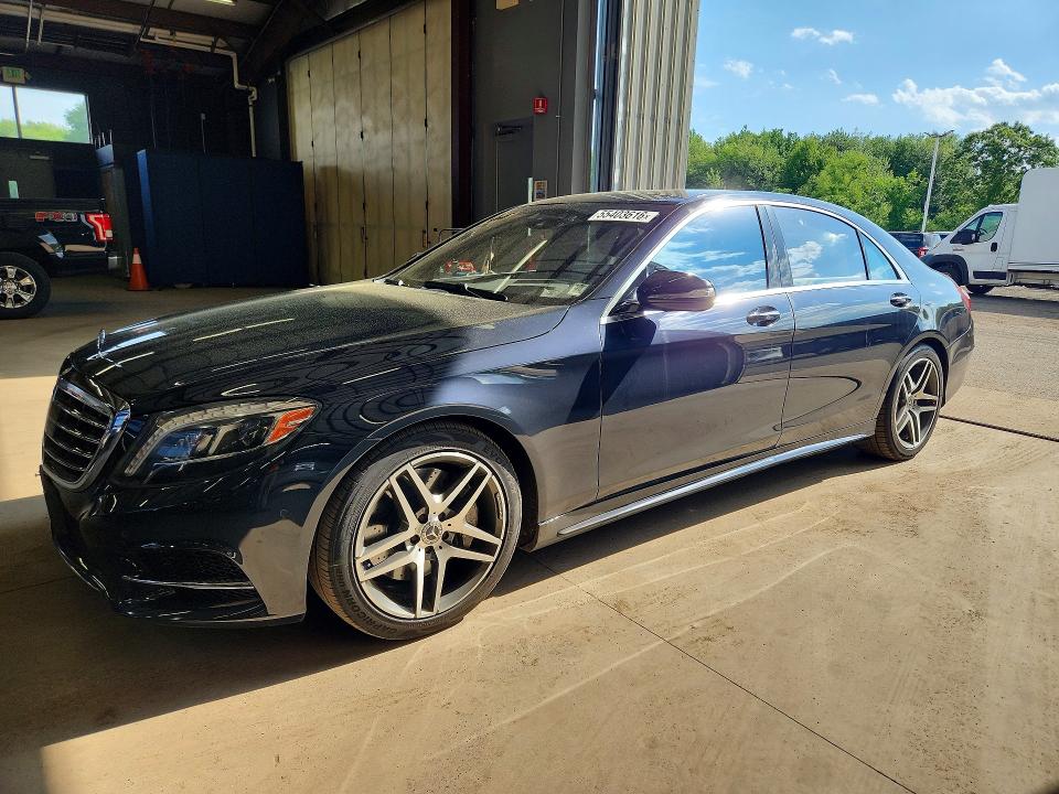 2015 Mercedes-benz S class VIN WDDUG8FB1FA088487 COPART salvage auction — MINOR DENT/SCRATCHES, Ny - Certificate Of Title (P), sold $11,000 on 2026-07-30 (photo 1)