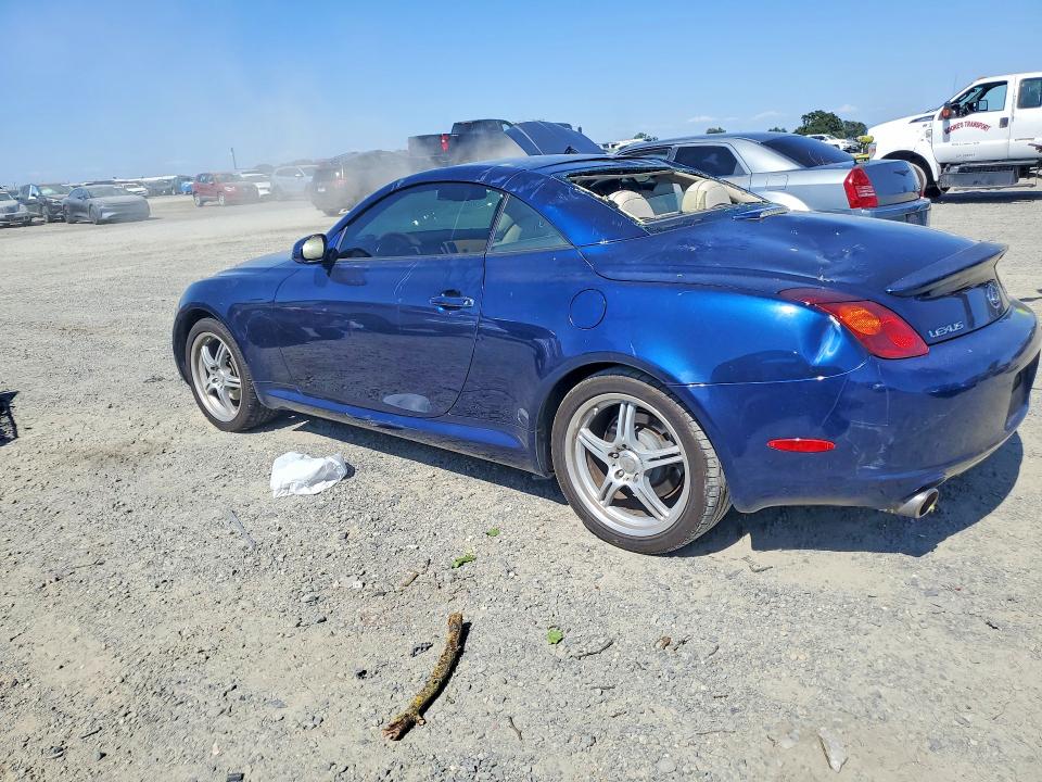 2002 Lexus Sc 430 VIN JTHFN48Y020017234 COPART salvage auction — ROOF, Ca - Salvage Certificate, sold $525 on 2026-07-02 (photo 2)