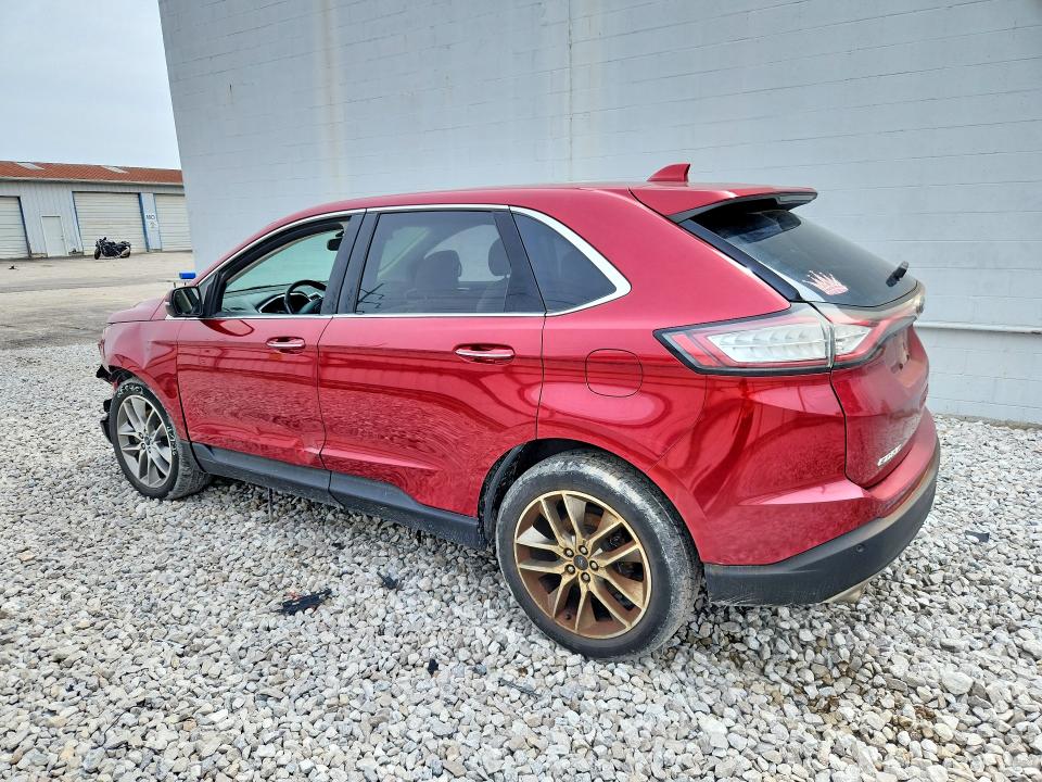 2016 Ford Edge VIN 2FMPK4K97GBB18580 COPART salvage auction — FRONT END, Wv - Certificate Of Title, sold $2,550 on 2026-07-02 (photo 2)