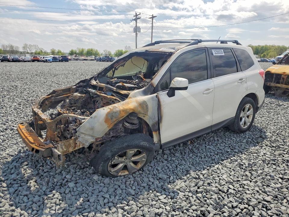 2014 Subaru Forester VIN JF2SJAHC4EH449959 COPART salvage auction — Burn Engine, Mi - Certificate Of Title, sold $200 on 2026-07-17 (photo 1)