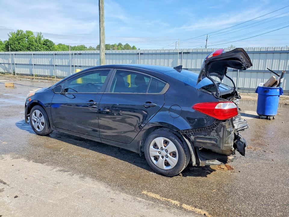 2016 Kia Forte VIN KNAFK4A66G5601910 COPART salvage auction — REAR END, Al - Cert Of Title-Salvage Title, sold $225 on 2026-07-09 (photo 2)