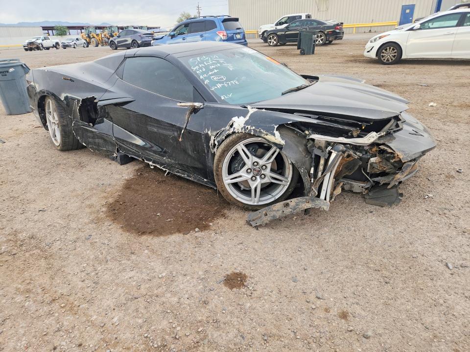 2024 Chevrolet Corvette stingray VIN 1G1YC3D40R5126778 COPART salvage auction — ALL OVER, AZ - CERT OF TITLE - SALVAGE, sold $18,600 on 2026-07-31 (photo 4)