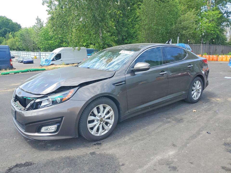2014 Kia Optima VIN 5XXGN4A74EG305994 COPART salvage auction — FRONT END, Or - Salvage Title Certificate, sold $850 on 2026-07-27 (photo 1)
