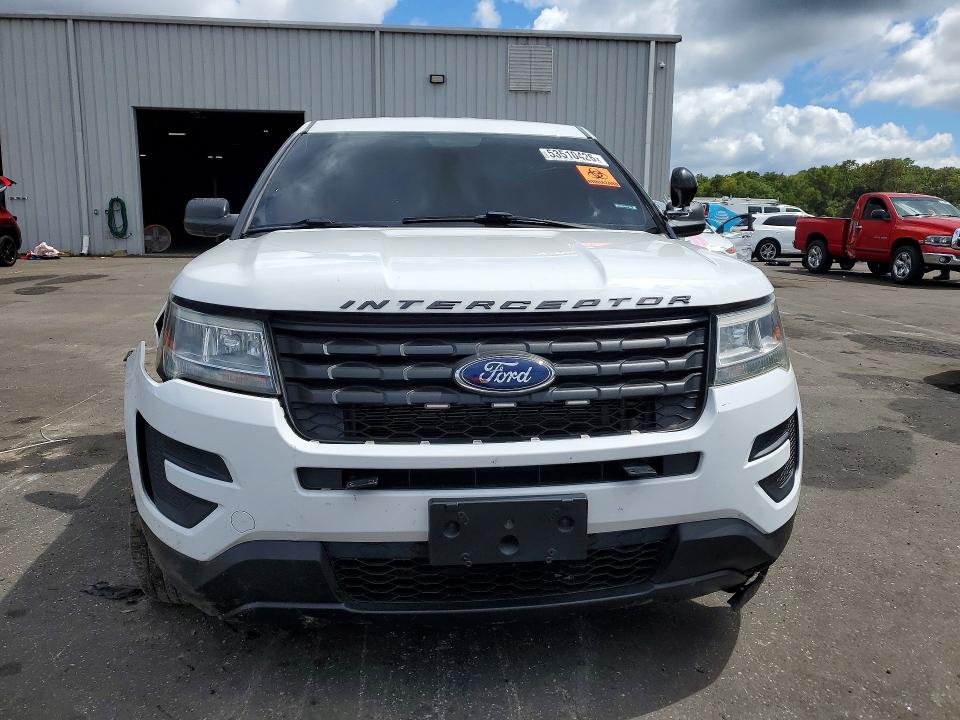 2018 Ford Police VIN 1FM5K8AR5JGA83764 COPART salvage auction — FRONT END, Fl - Cert Of Title-Police Slvg Rbld, sold $2,300 on 2026-07-16 (photo 5)