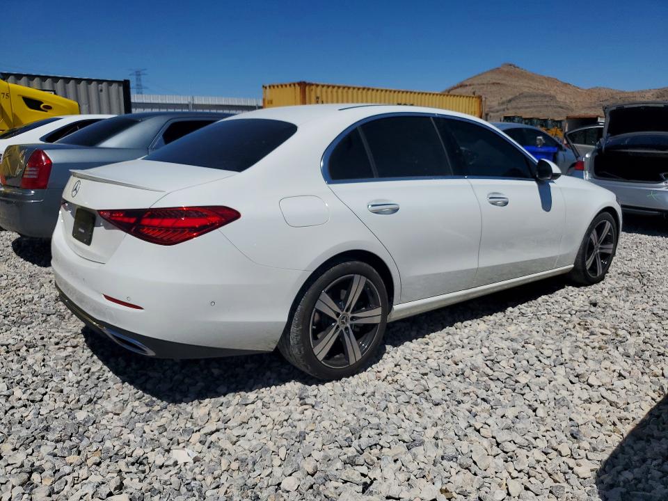 2025 Mercedes-benz C class VIN W1KAF4GBXSR275526 COPART salvage auction — FRONT END, Ca - Salvage Certificate, sold $23,800 on 2026-07-08 (photo 3)