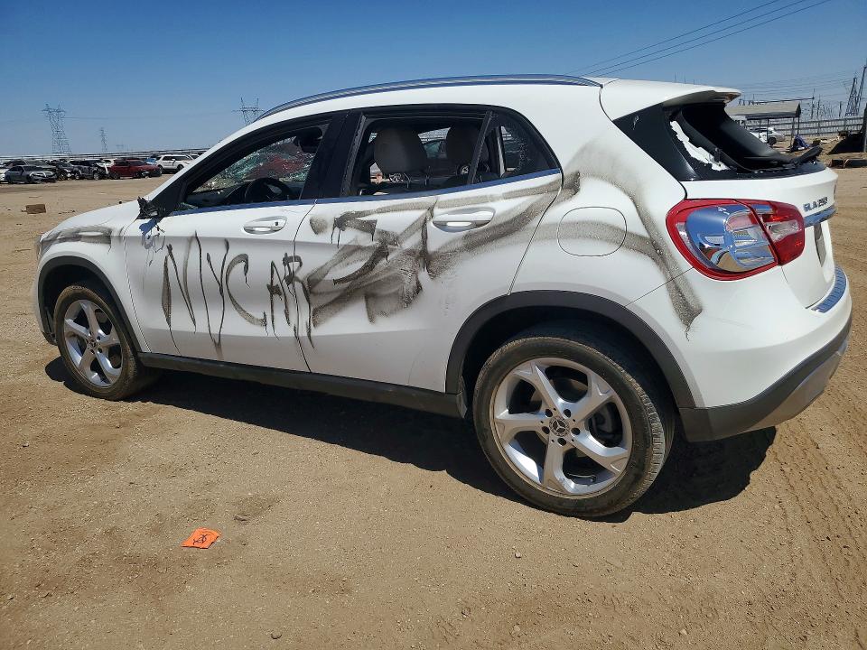 2018 Mercedes-benz VIN WDCTG4EB2JJ519504 COPART salvage auction — VANDALISM, Ca - Salvage Certificate, sold $825 on 2026-08-03 (photo 2)