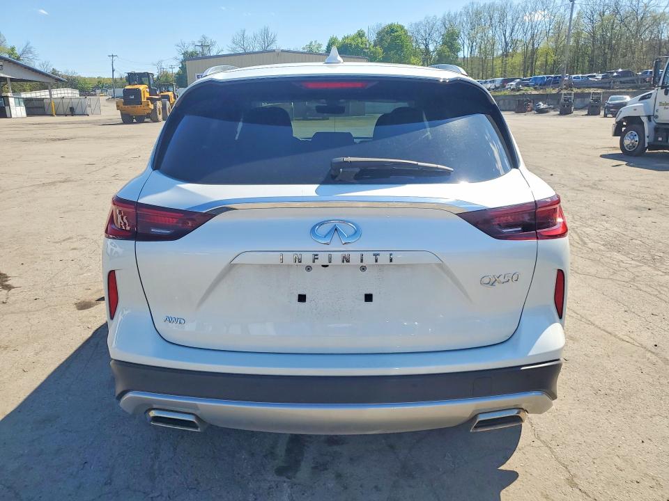 2024 Infiniti Qx50 VIN 3PCAJ5BB7RF114587 COPART salvage auction — FRONT END, NY, sold $10,000 on 2026-08-17 (photo 6)