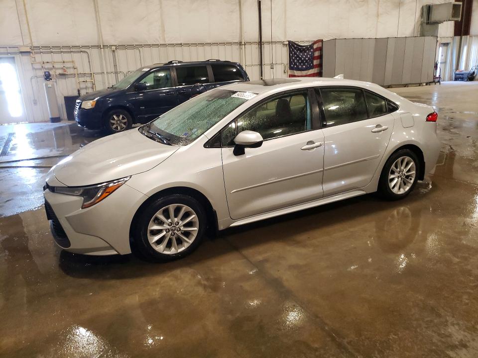 2021 Toyota Corolla VIN JTDHPMAE9MJ142007 COPART salvage auction — HAIL, Mn - Cert Of Title-Salvage, sold $6,800 on 2026-07-13 (photo 1)