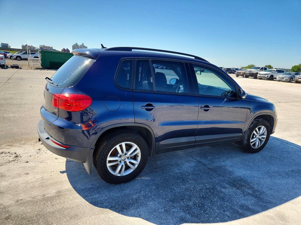 2016 Volkswagen Tiguan VIN WVGAV7AX0GW548898 COPART salvage auction — MECHANICAL, Mt - Certificate Of Title, sold $875 on 2026-07-22 (photo 3)