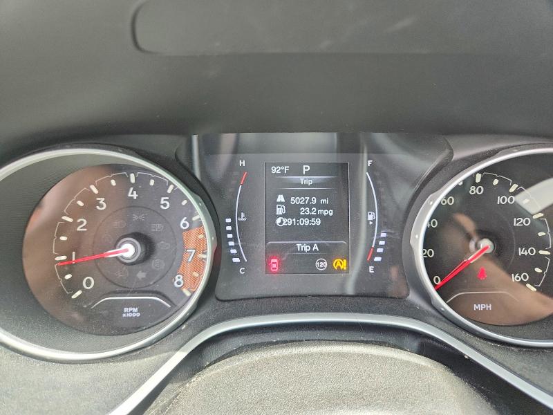 2018 Jeep Compass VIN 3C4NJCBB2JT461756 COPART salvage auction — FRONT END, Ut - Salvage Certificate, sold $2,550 on 2026-07-31 (photo 9)