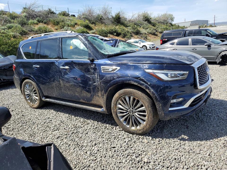 2021 Infiniti Qx80 VIN JN8AZ2BE0M9270365 COPART salvage auction — ROLLOVER, Nv - Salvage Title, sold $3,650 on 2026-07-30 (photo 4)