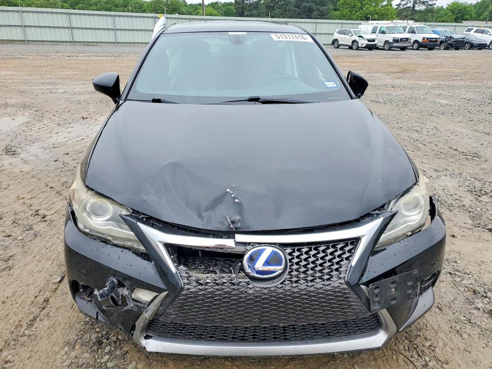 2013 Lexus Ct VIN JTHKD5BH4D2157570 COPART salvage auction — FRONT END, Ar - Cert Of Title-Parts Only, sold $2,800 on 2026-07-13 (photo 5)