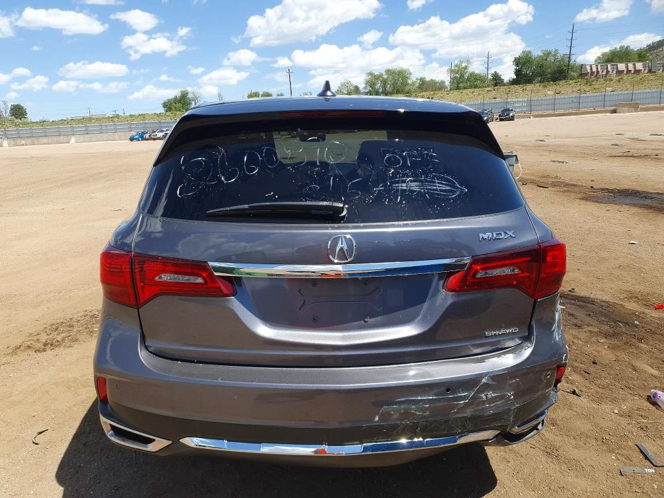 2017 Acura Mdx VIN 5FRYD4H5XHB025286 COPART salvage auction — FRONT END, Co - Salvage Title, sold $2,750 on 2026-07-29 (photo 6)