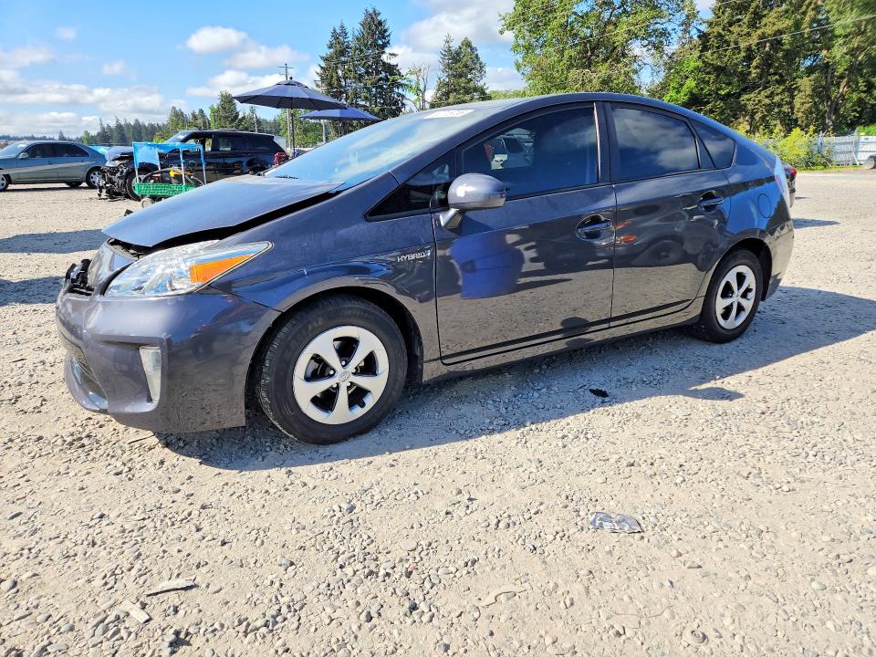 2015 Toyota Prius VIN JTDKN3DUXF1918835 COPART salvage auction — FRONT END, Wa - Vehicle Cert Of Ownership-Titl, sold $625 on 2026-07-31 (photo 1)