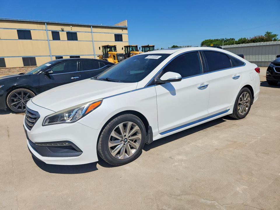 2017 Hyundai VIN 5NPE34AF1HH474092 COPART salvage auction — HAIL, Tx - Certificate Of Title, sold $675 on 2026-07-09 (photo 1)