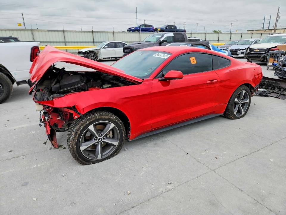 2015 Ford Mustang VIN 1FA6P8AM9F5318027 COPART salvage auction — FRONT END, Tx - Salvage Vehicle Title, sold $650 on 2026-07-10 (photo 1)