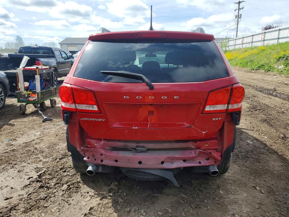 2017 Dodge Journey VIN 3C4PDCBG8HT653575 COPART salvage auction — REAR END, Mi - Certificate Of Title, sold $200 on 2026-07-01 (photo 6)