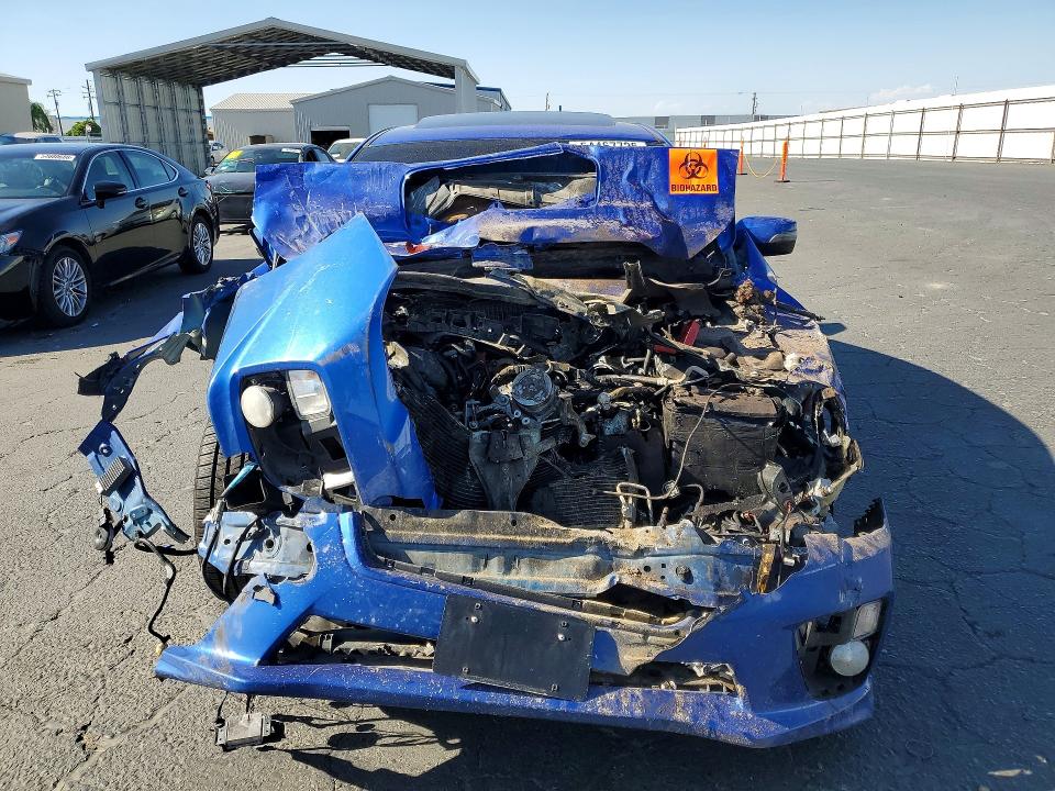 2016 Subaru VIN JF1VA2Y66G9808212 COPART salvage auction — FRONT END, Ca - Salvage Certificate, sold $875 on 2026-07-13 (photo 5)
