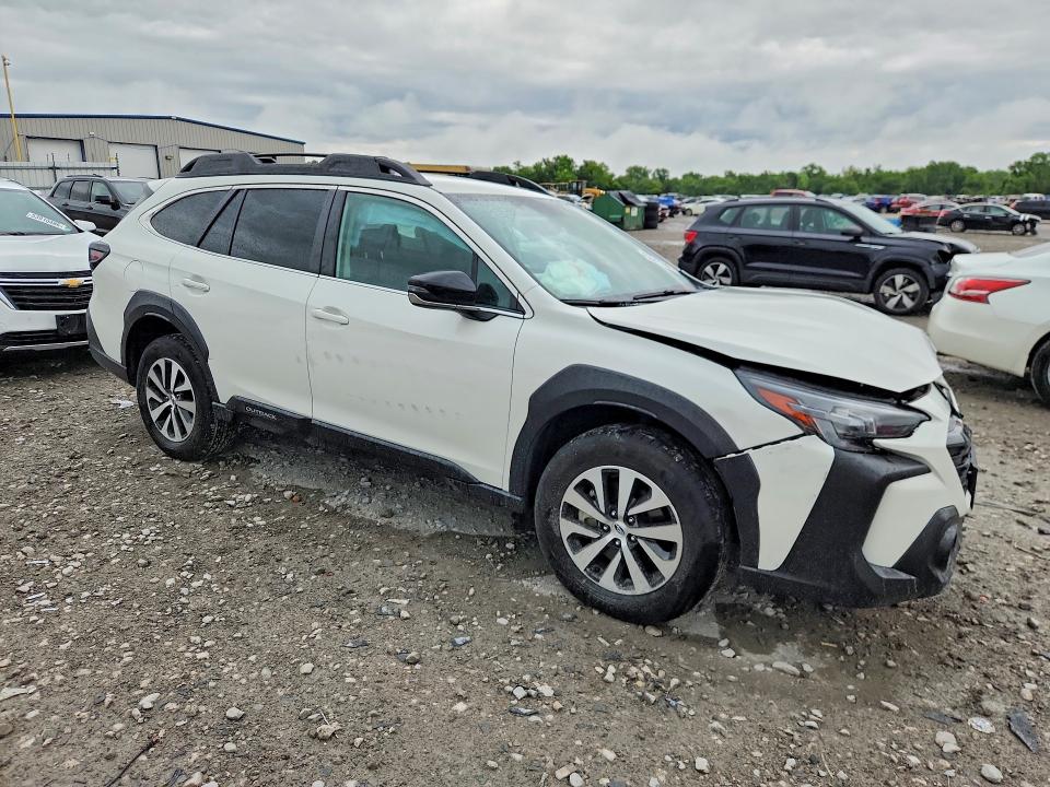 2025 Subaru Outback VIN 4S4BTACC0S3208727 COPART salvage auction — FRONT END, Mo - Salvage Certificate Of Title, sold $7,600 on 2026-09-03 (photo 4)