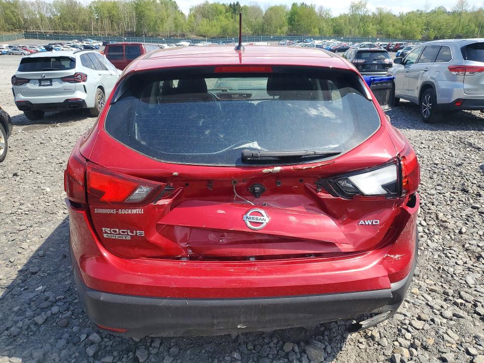 2018 Nissan Rogue VIN JN1BJ1CR7JW256093 COPART salvage auction — REAR END, Pa - Certificate Of Salvage, sold $1,350 on 2026-07-22 (photo 6)