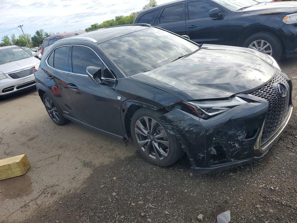 2021 Lexus Ux 250h VIN JTHE9JBH2M2041257 COPART salvage auction — SIDE, Ct - Cert Of Title-Salvage, sold $12,900 on 2026-07-14 (photo 4)