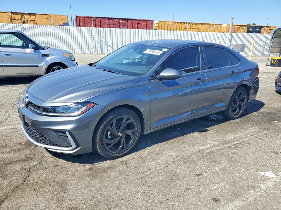 2025 Volkswagen Jetta VIN 3VWEX7BU0SM027867 COPART salvage auction — REAR END, Ca - Salvage Certificate, sold $11,500 on 2026-07-02 (photo 1)