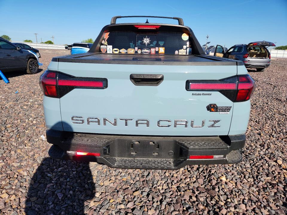 2024 Hyundai Santa cruz VIN 5NTJCDAE2RH097412 COPART salvage auction — HAIL, Mo - Salvage Certificate Of Title, sold $11,800 on 2026-07-06 (photo 6)