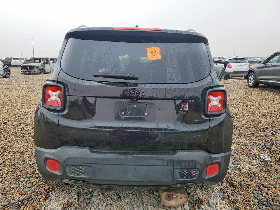 2017 Jeep Renegade VIN ZACCJABB3HPG49666 COPART salvage auction — FRONT END, Tx - Salvage Vehicle Title, sold $100 on 2026-07-28 (photo 6)
