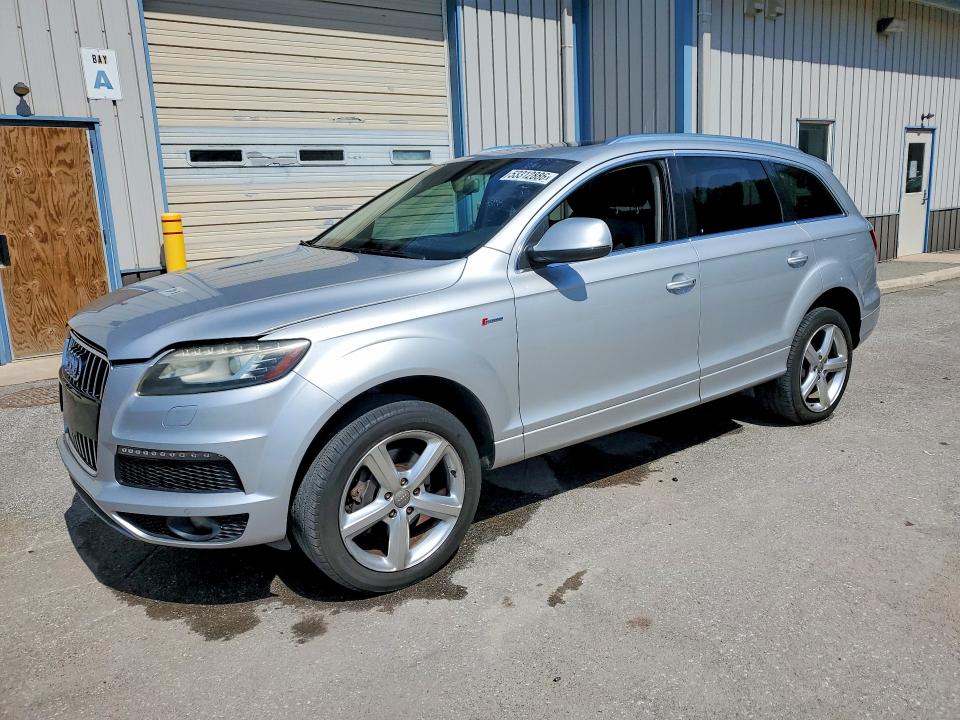2014 Audi Q7 VIN WA1DGAFE7ED019449 COPART salvage auction — MINOR DENT/SCRATCHES, Wv - Certificate Of Title (P), sold $4,500 on 2026-07-29 (photo 1)