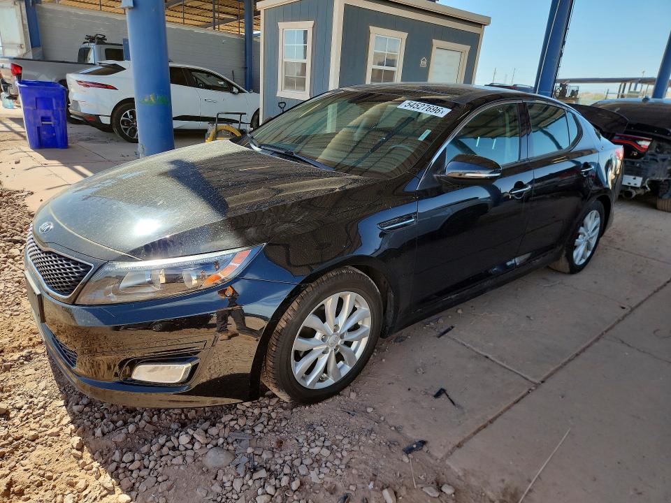 2015 Kia Optima VIN 5XXGN4A77FG512932 COPART salvage auction — REAR END, Az -, sold $2,300 on 2026-07-16 (photo 1)