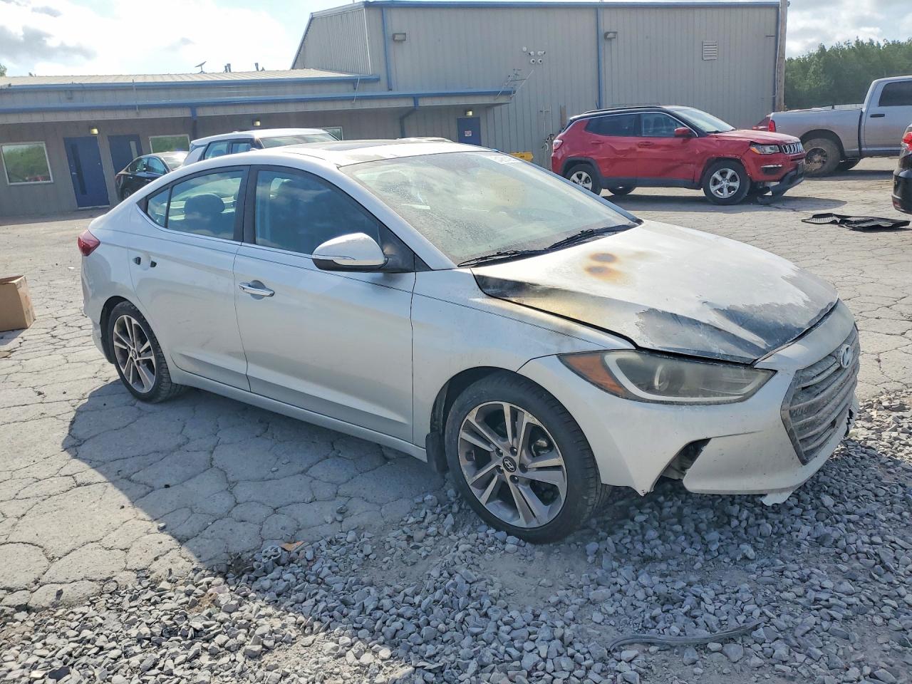 2017 Hyundai Elantra VIN 5NPD84LF0HH034469 COPART salvage auction — Burn Engine, TN - SALVAGE CERTIFICATE, sold $400 on 2026-06-23 (photo 4)
