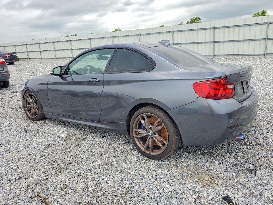 2016 BMW M2 VIN WBA1J9C59GV696185 COPART salvage auction — FRONT END, NC - SALVAGE CERTIFICATE OF TITLE, sold $2,550 on 2026-07-27 (photo 2)
