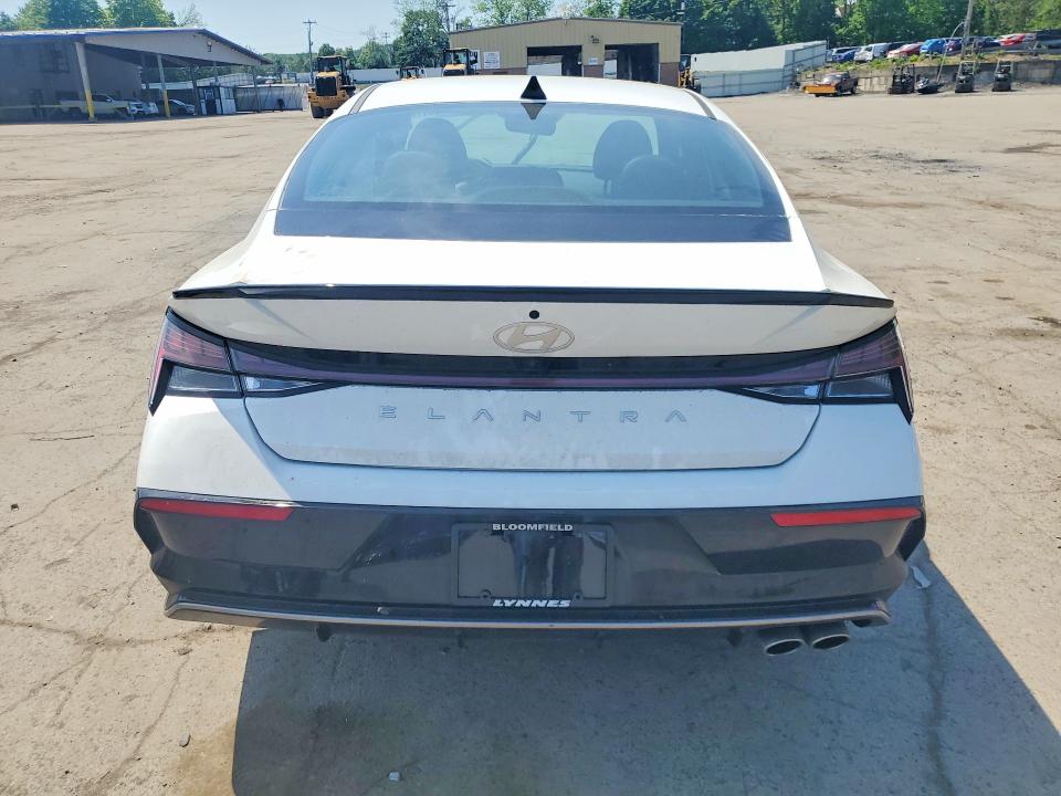 2025 Hyundai Elantra VIN KMHLR4DF2SU075721 COPART salvage auction — SIDE, Id - Salvage Certificate Of Title, sold $3,850 on 2026-07-28 (photo 6)