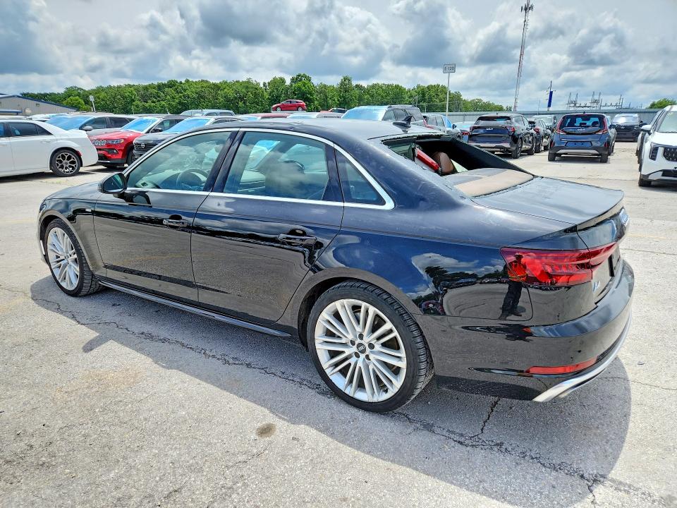 2019 Audi A4 VIN WAUENAF47KA009750 COPART salvage auction — HAIL, Mo - Salvage Certificate Of Title, sold $8,800 on 2026-07-08 (photo 2)